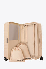 Resale The Large Check-In Roller in Beige