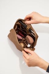 Resale The Small Cosmetic Pouch in Camel