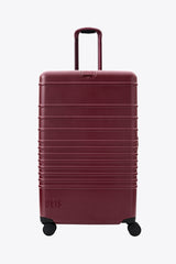 The Large Check-In Roller in Burgundy