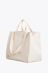 The East To West Tote in Beige