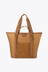 The Mesh Beach Tote in Camel