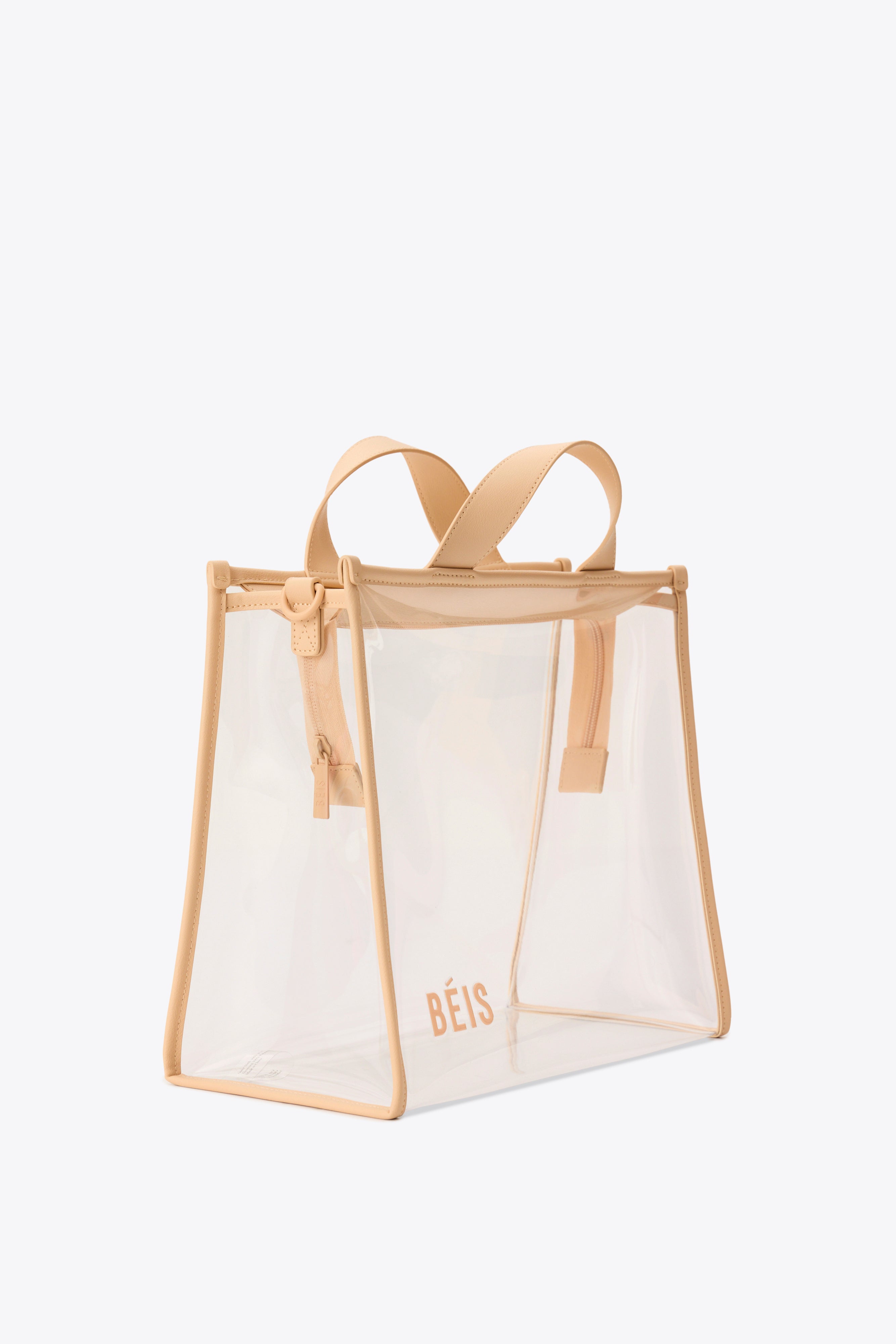 The Stadium Tote in Beige