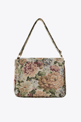 The Expandable Messenger Tote in Vintage Floral