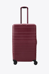 The Medium Check-In Roller in Burgundy