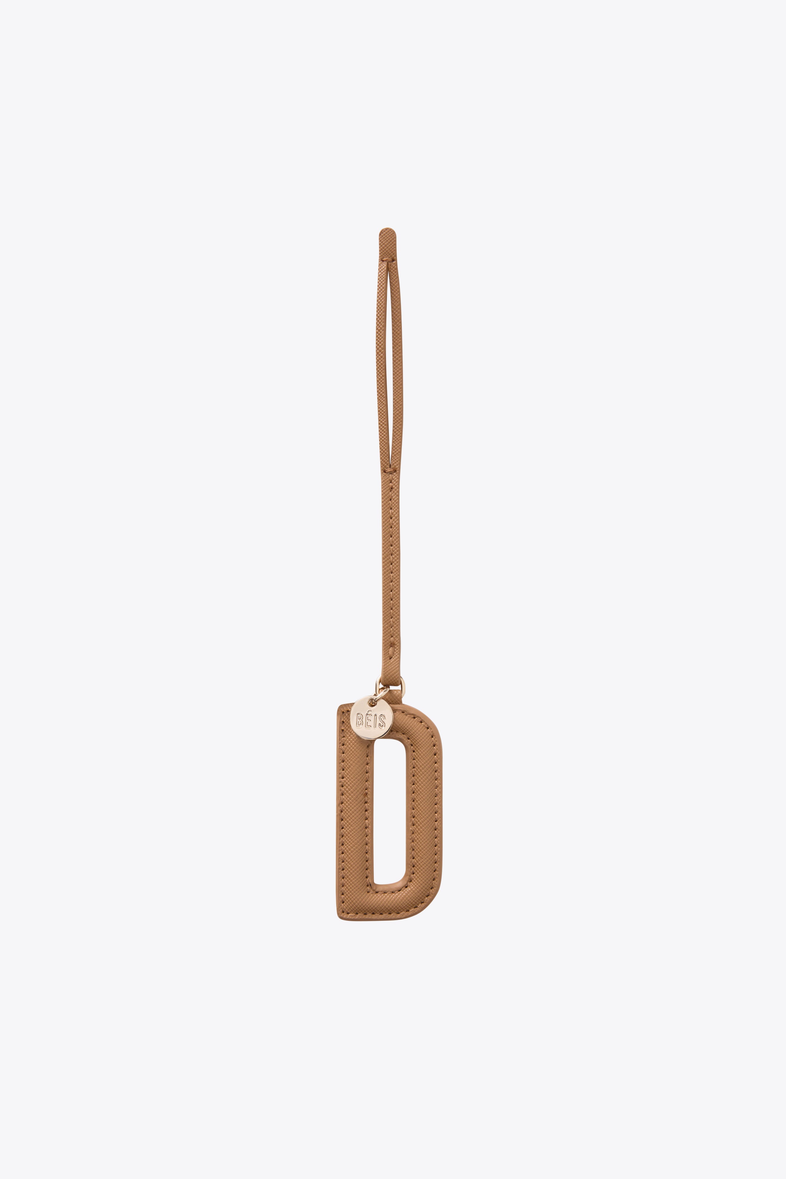 The Letter Charm in Camel