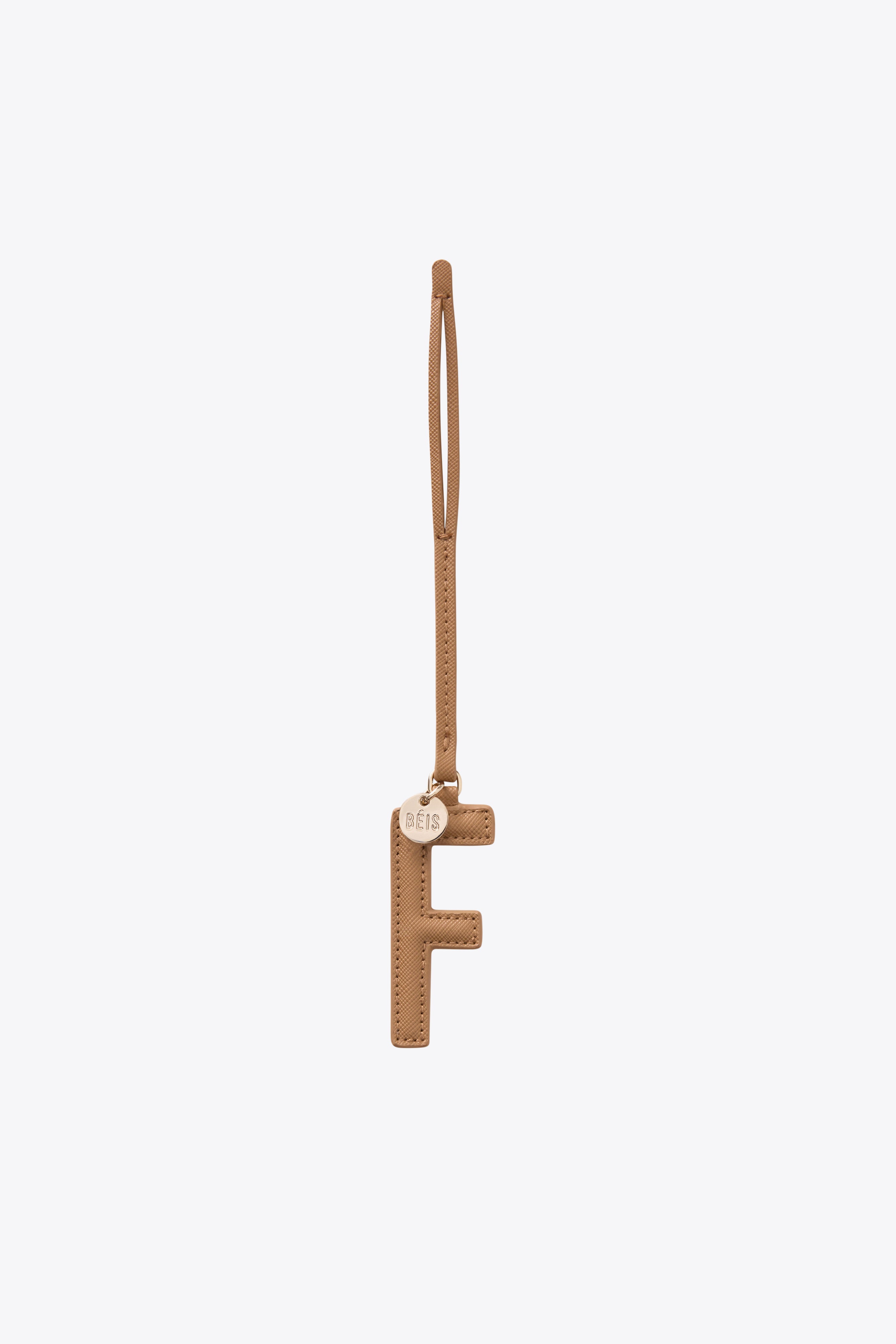 The Letter Charm in Camel