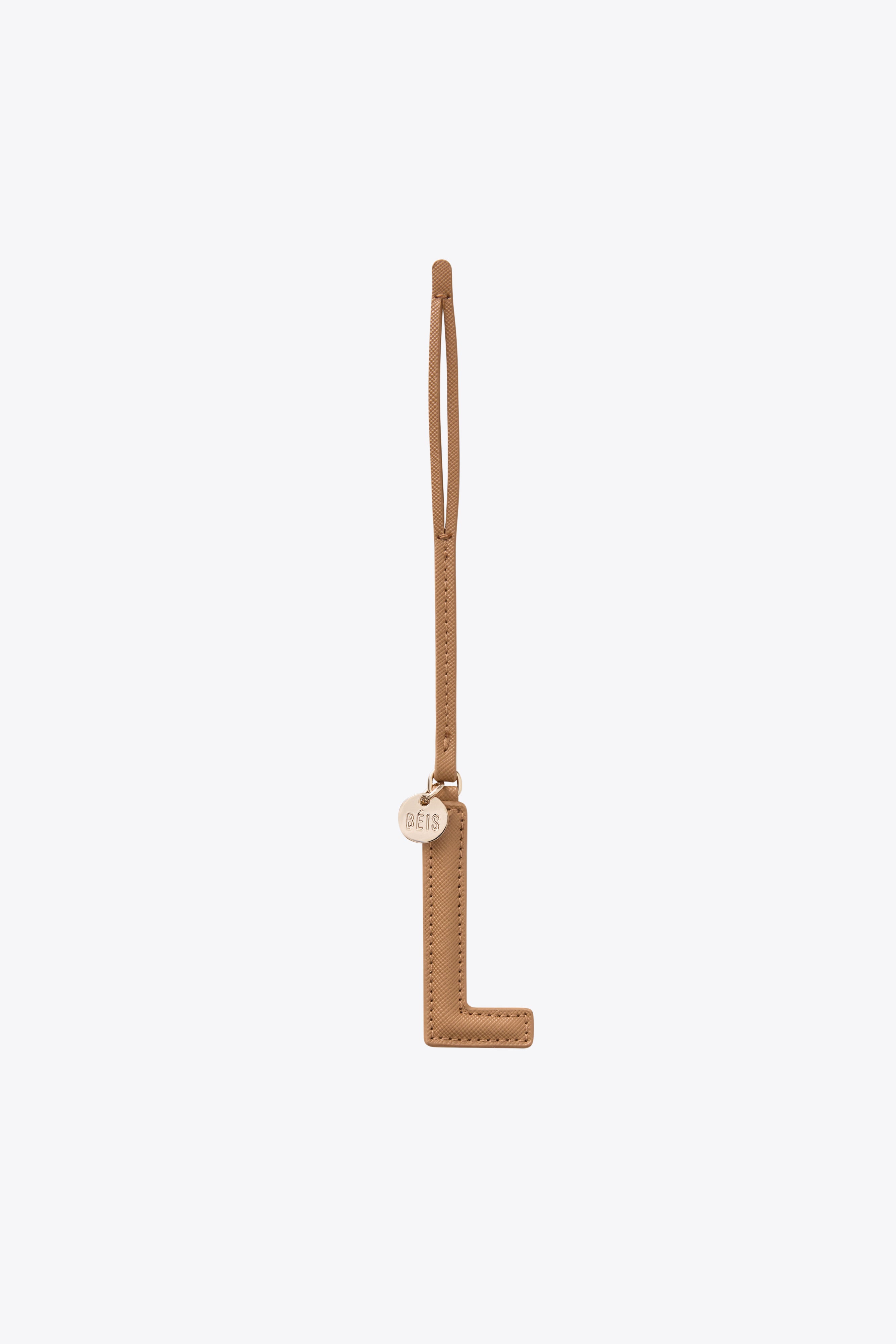 The Letter Charm in Camel