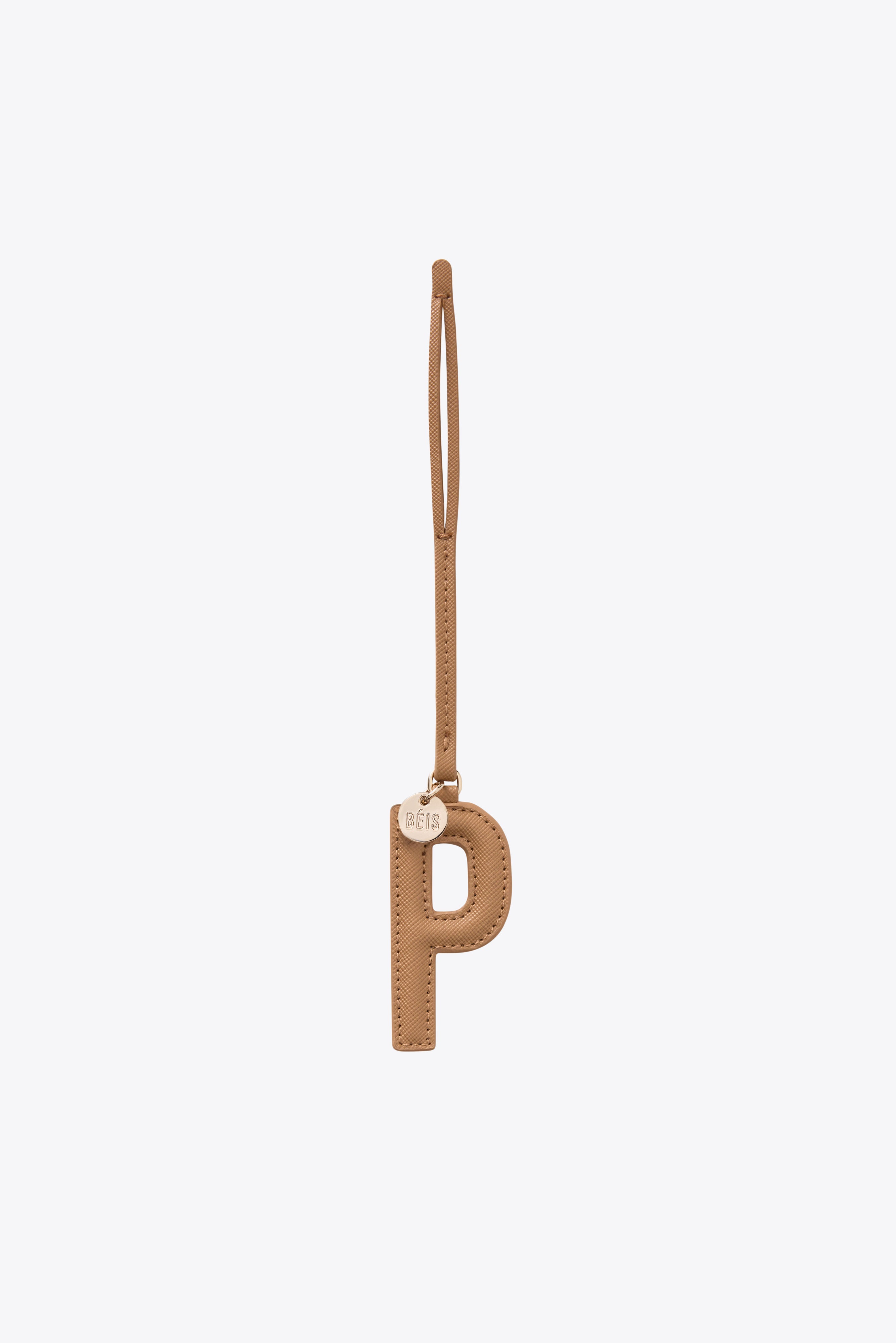 The Letter Charm in Camel