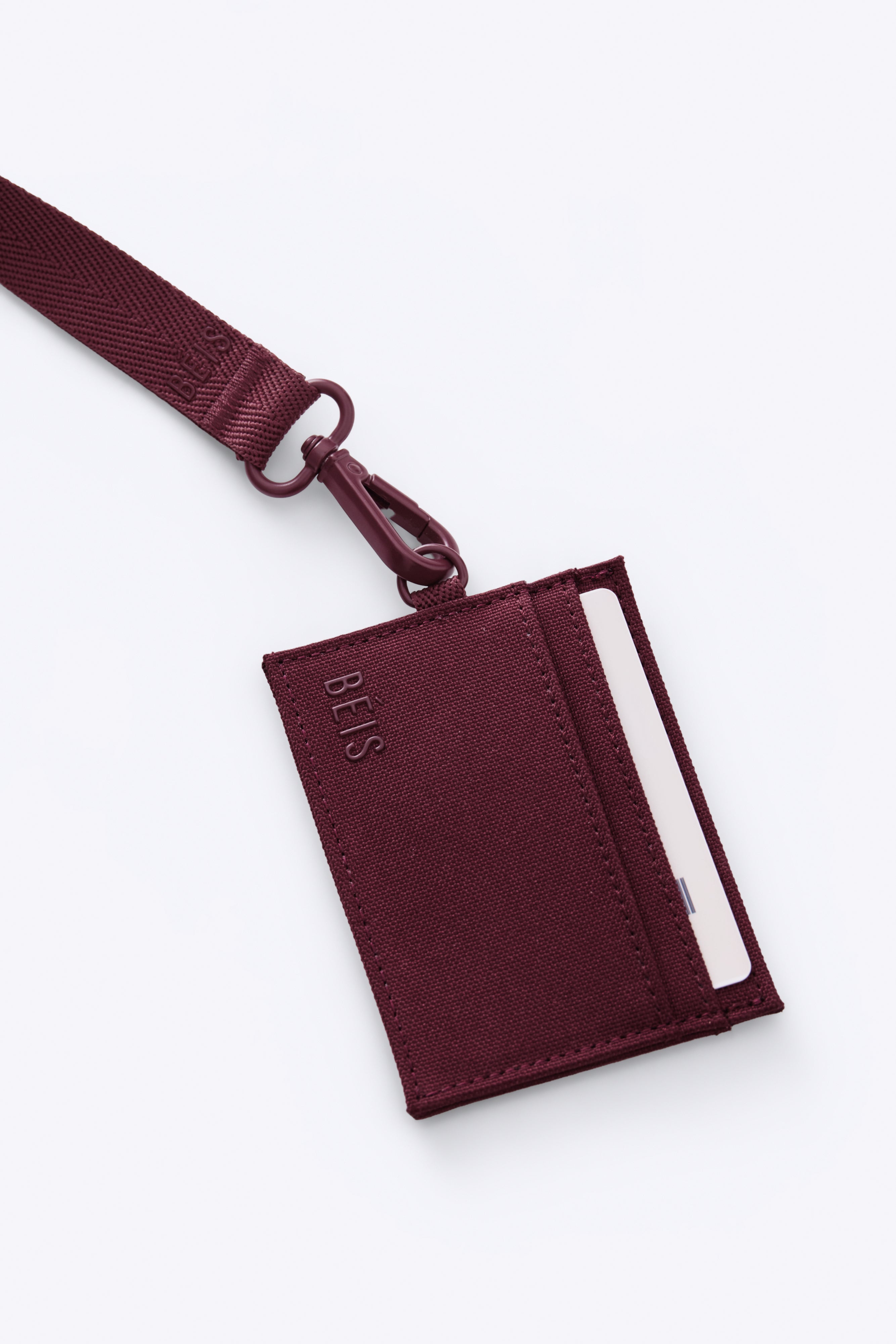 The ID Card Holder in Burgundy