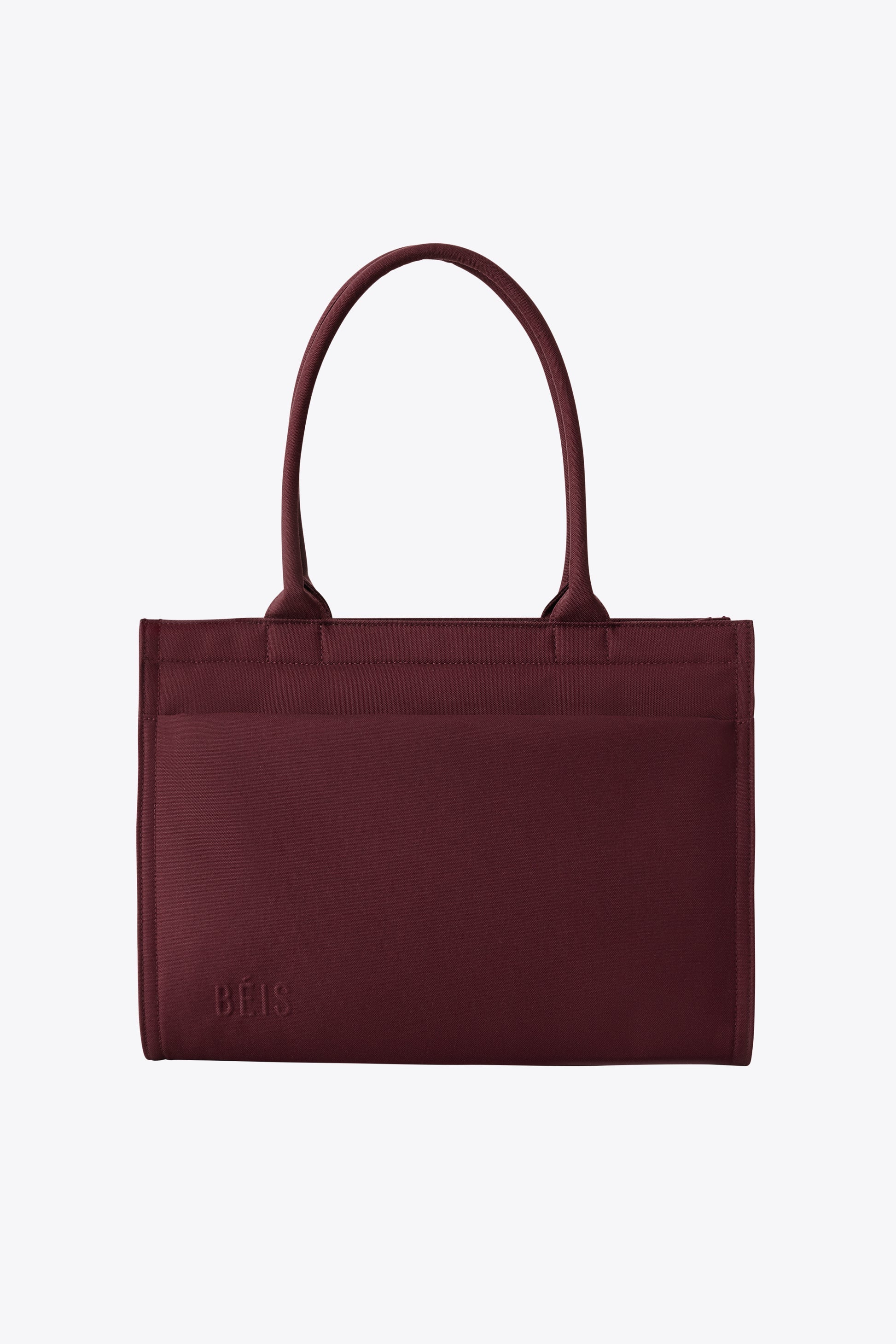 The Book Tote in Burgundy