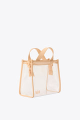 The Stadium Crossbody in Beige
