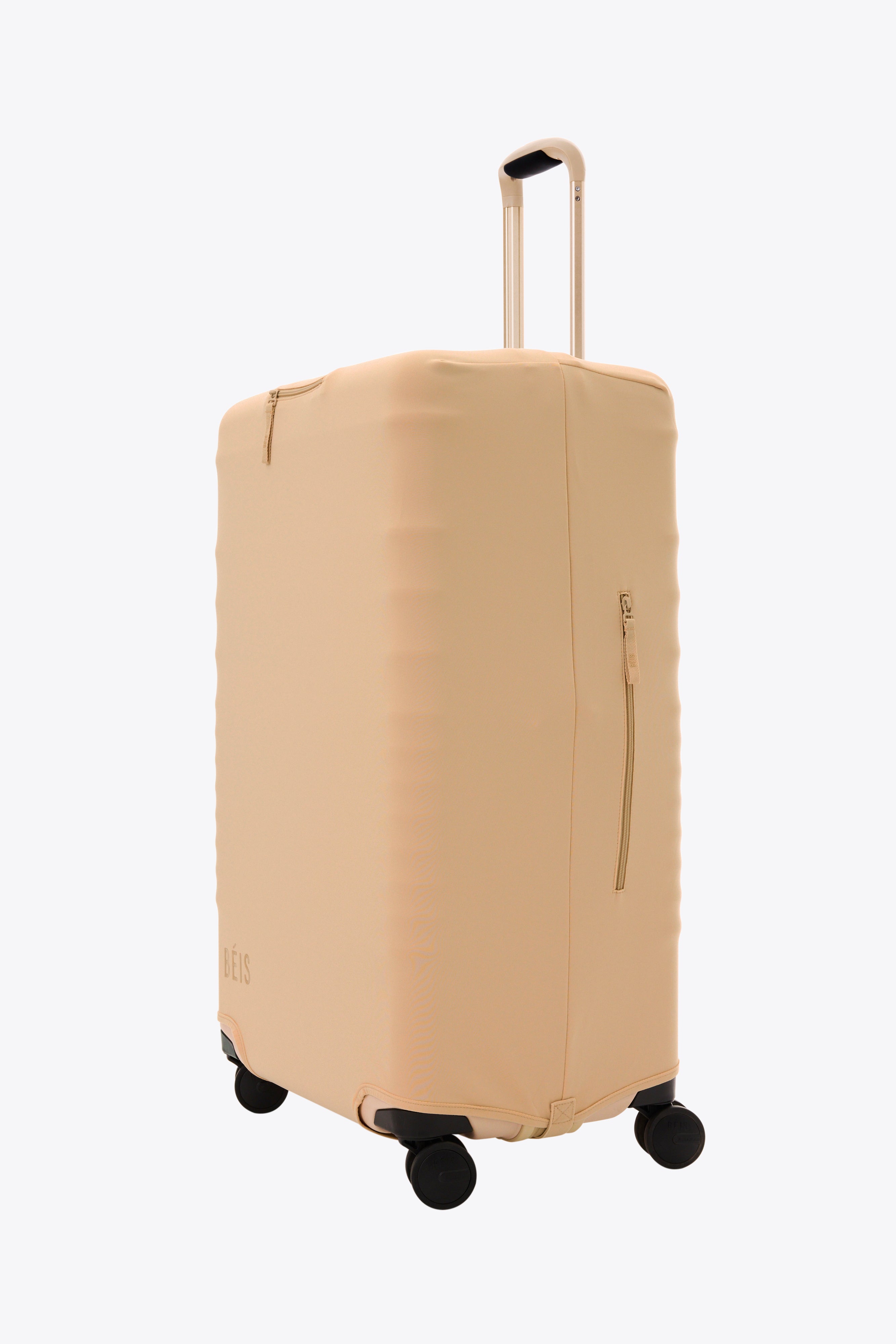 The Large Check-In Luggage Cover in Beige