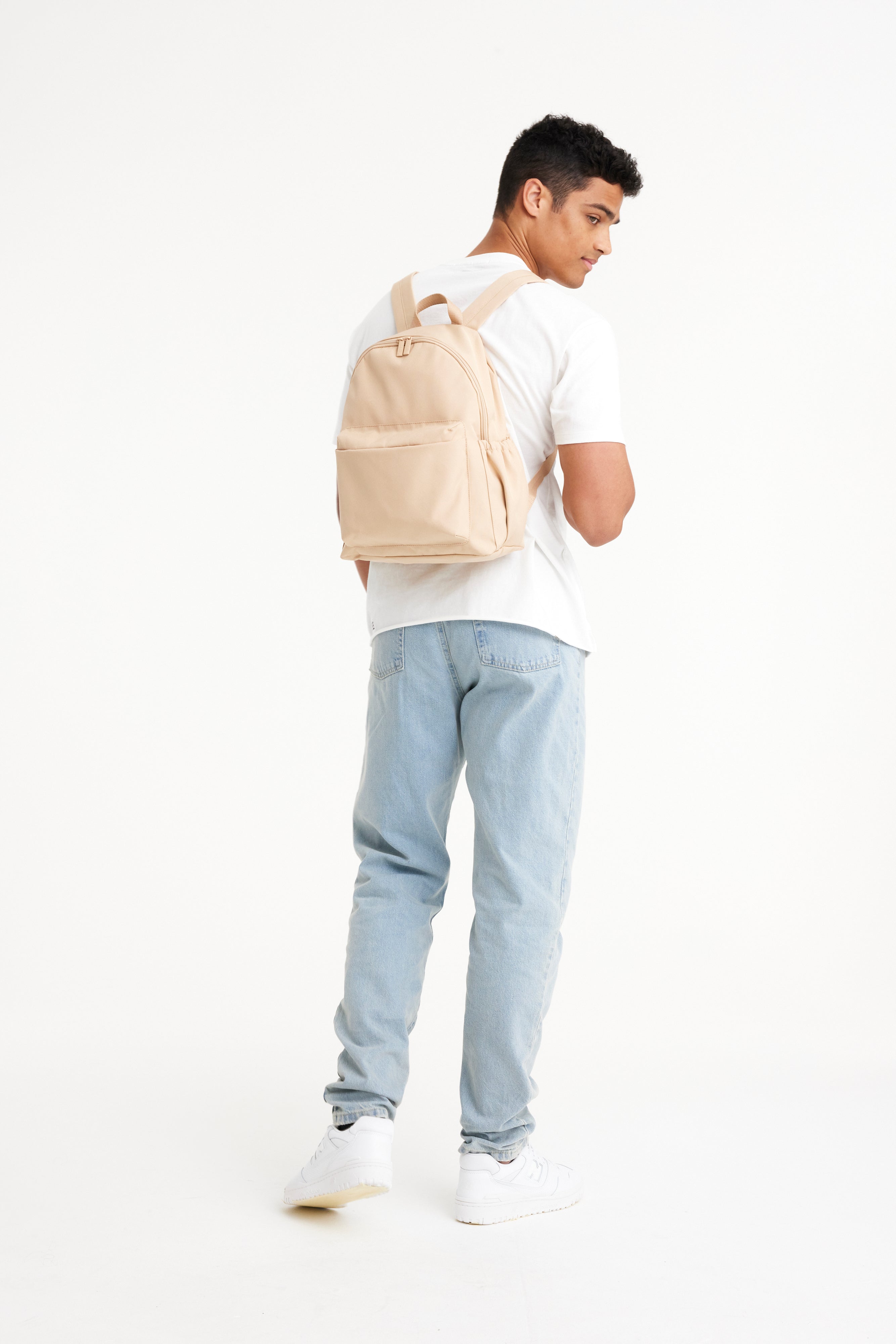 The BÉISics Backpack in Beige